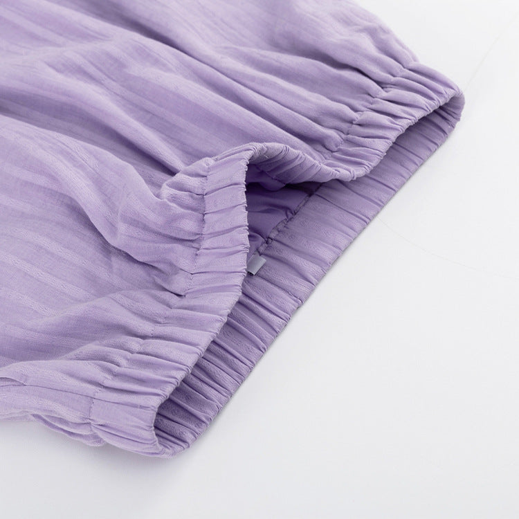 Viola | Luchtige button-up en shorts set