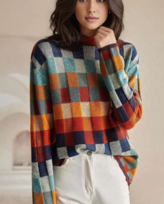 Madi | Luxe patchwork coltrui