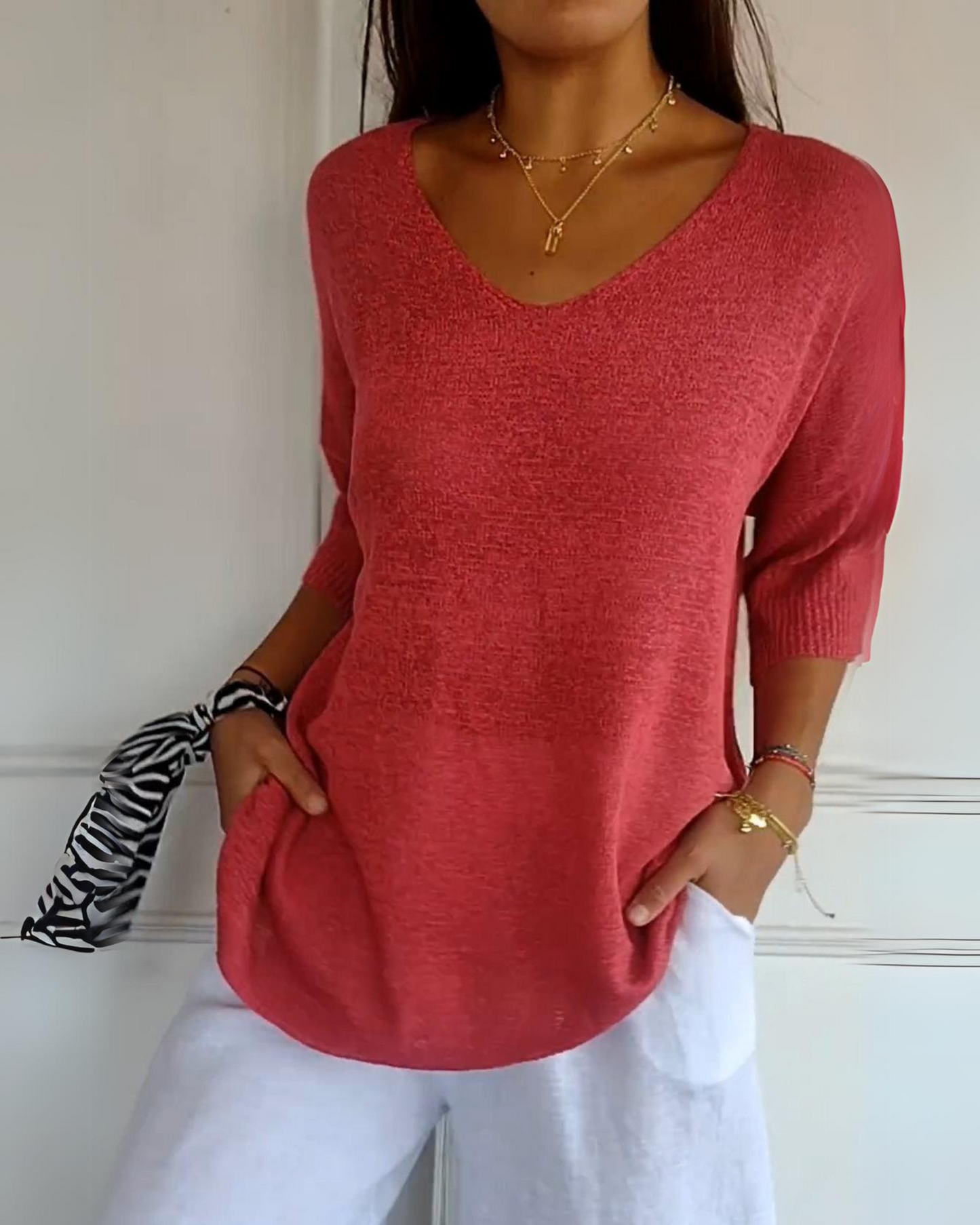 Celia | Ademende katoenen top