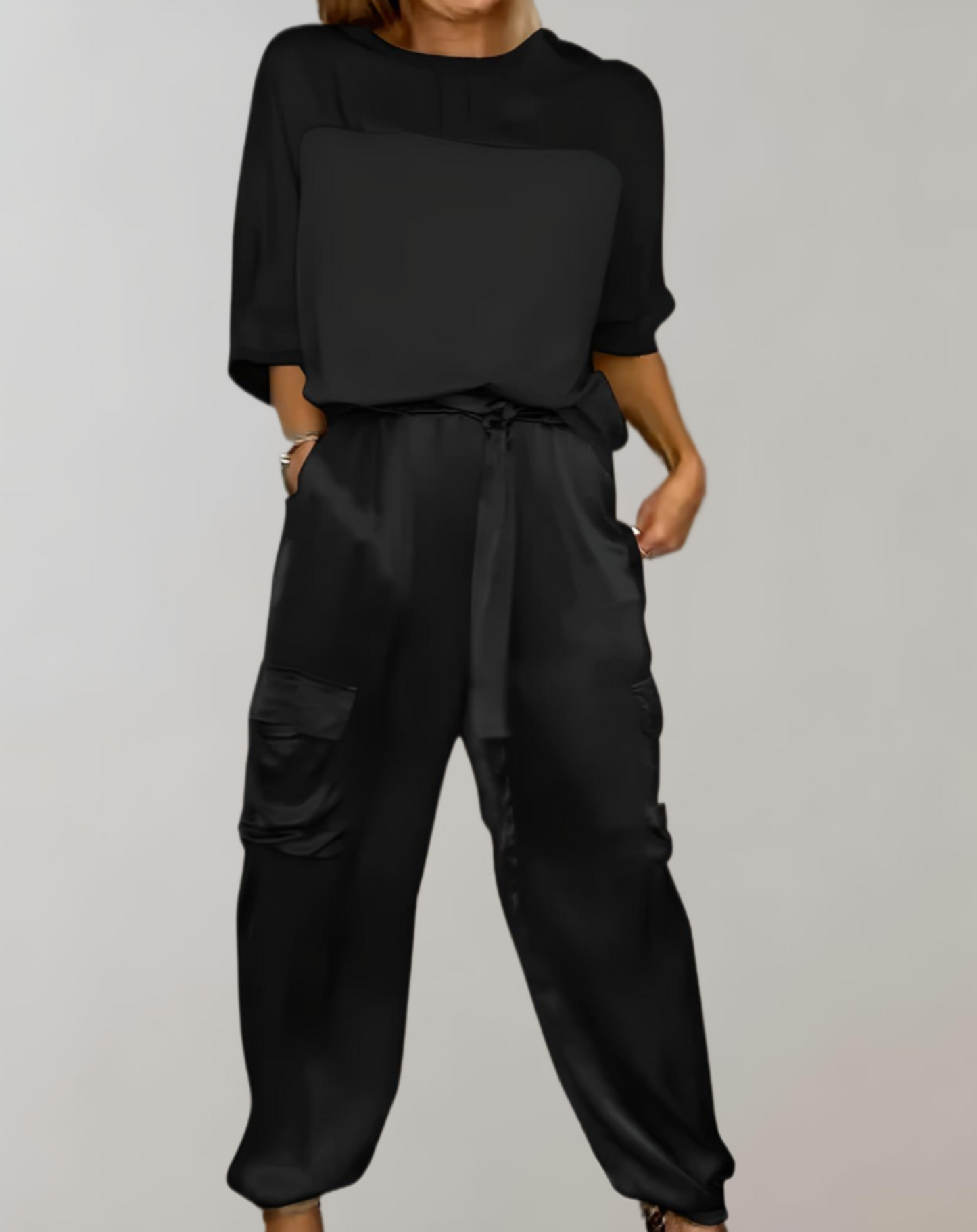 Filiz | Zijden cargo lounge set