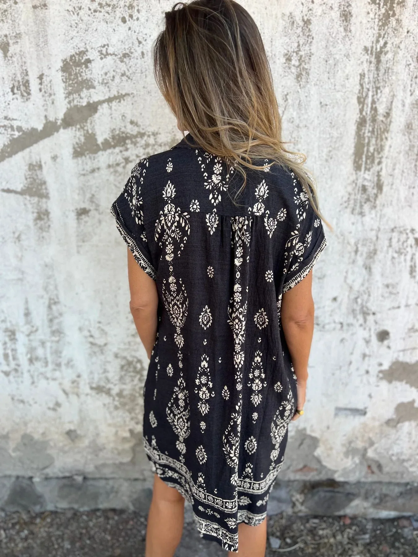 Naomi | Comfortabele jurk van katoen en linnen